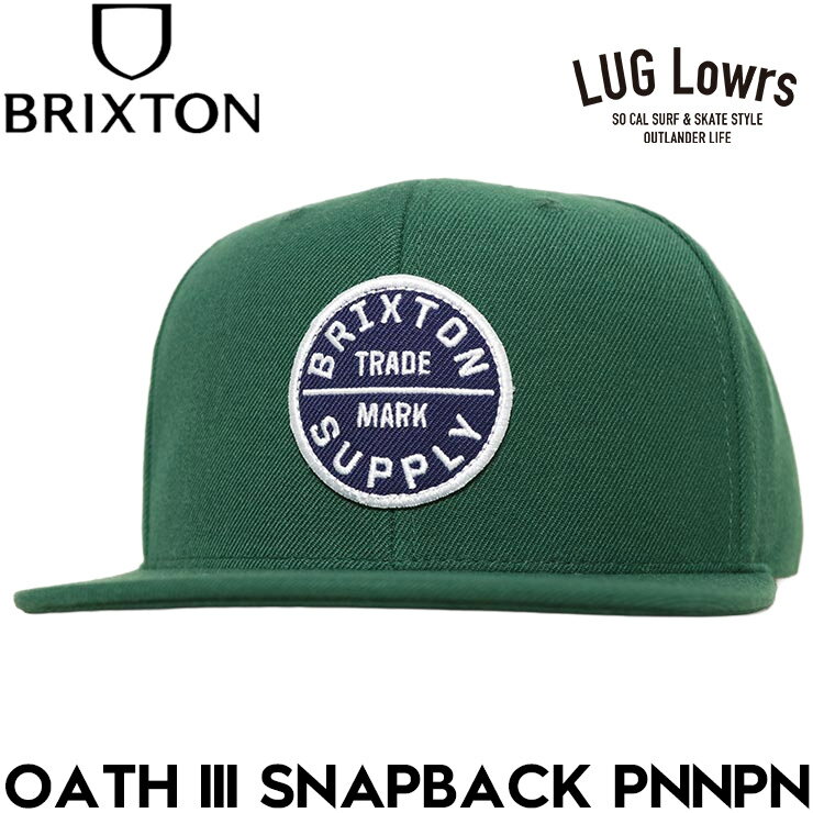 乐天商城 - スナップバックキャップ 帽子 BRIXTON ブリクストン OATH III SNAPBACK 10777 PNNPN 日本代理店正規品