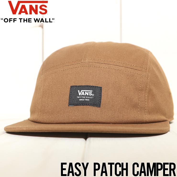 ヴァンズ 帽子 メンズ 【送料無料】 ストラップバックキャップ 帽子 VANS ヴァンズ EASY PATCH CAMP CAP VN000GK8CR6