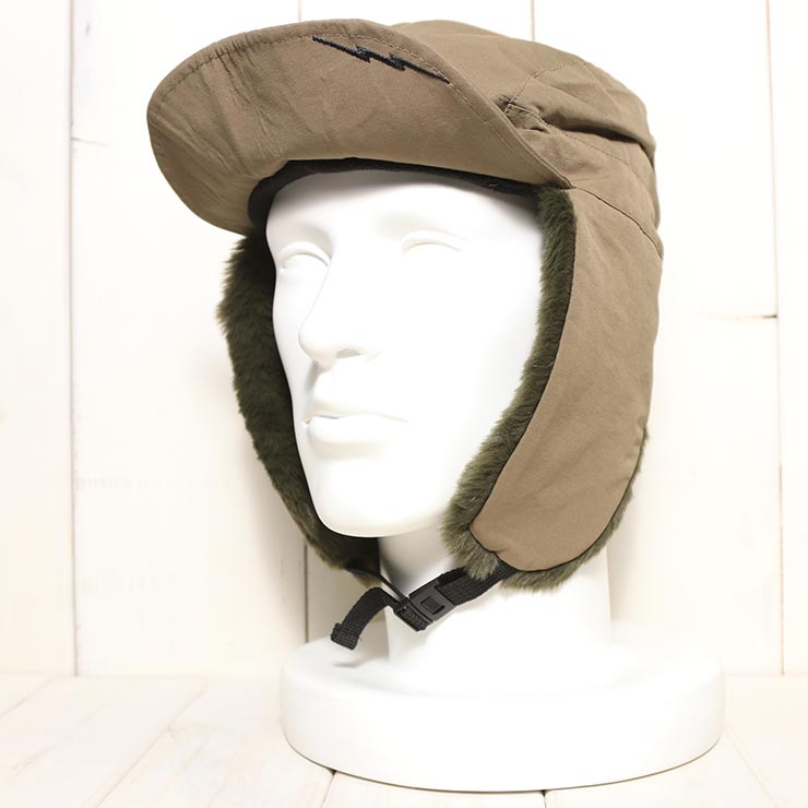 【送料無料】 帽子 耳当て付きキャップ イヤーフラップ ELECTRIC エレクトリック MOTOR BOMBER CAP E24FC17 OLIVE 日本代理店正規品
