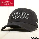 ストラップキャップ 帽子 AMERICAN NEEDLE アメリカンニードル ACDC SMU674A-ACDC 日本代理店正規品
