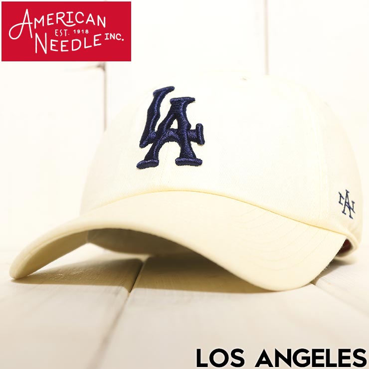 Rakuten - ストラップキャップ 帽子 AMERICAN NEEDLE アメリカンニードル LOS ANGELES SMU674D-LOSA OFF WHITE 日本代理店正規品