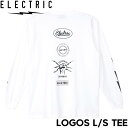 ロングスリーブTEE ロンT ELECTRIC エレクトリック LOGOS L/S TEE E25ST05 WHT 日本代理店正規品