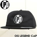 【送料無料】 帽子 スナップバックキャップ IPD アイピーディー OG LEGEND CAP IPDHTOL-729 BLK 日本代理店正規品