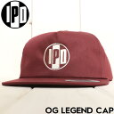【送料無料】 帽子 スナップバックキャップ IPD アイピーディー OG LEGEND CAP IPDHTOL-729 MRN 日本代理店正規品