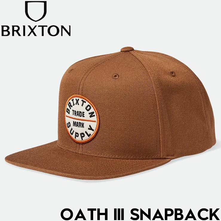 Rakuten - スナップバックキャップ 帽子 BRIXTON ブリクストン OATH III SNAPBACK 10777 PNCBN 日本代理店正規品