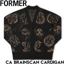【クリアランスセール】 カーディガン セーター ニット FORMER フォーマー CA BRAINSCAN CARDIGAN FKN-24322 日本代理店正規品