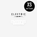 【送料無料】 クリアステッカー ELECTRIC エレクトリック UNDERVOLT CLEAR STICKER XSサイズ 日本代理店正規品