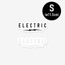 【送料無料】 クリアステッカー ELECTRIC エレクトリック UNDERVOLT CLEAR STICKER Sサイズ 日本代理店正規品