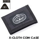 【クリアランスセール】 【送料無料】 コインケース 財布 POLeR ポーラー X-CLOTH COIN CASE 241MCV0435 BLK 日本代理店正規...