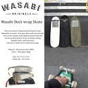 【送料無料】 スケートボードケース カバー Wasabi originals ワサビ DECK WRAP SKATE 日本代理店正規品