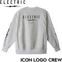 スウェットトレーナー クルーネック ELECTRIC エレクトリック ICON LOGO CREW E24FU07 GRY 日本代理店正規品