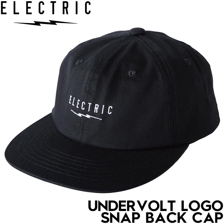 楽天LUG Lowrsスナップバックキャップ ELECTRIC エレクトリック UNDERVOLT LOGO SNAP BACK CAP E24FC12 BLK 日本代理店正規品