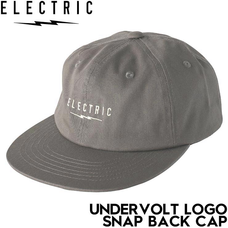 【送料無料】 スナップバックキャップ ELECTRIC エレクトリック UNDERVOLT LOGO SNAP BACK CAP E24FC12 CHA 日本代理店正規品