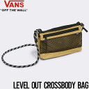 【クリアランスセール】 【送料無料】 サコッシュ ショルダーバッグ VANS ヴァンズ LEVEL OUT CROSSBODY BAG VN000GG55QJ1