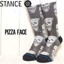 yz \bNX C STANCE X^X PIZZA FACE SOCKS A556A24PIZ