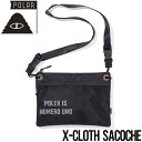 【クリアランスセール】 【送料無料】 サコッシュ ショルダーバッグ POLeR ポーラー X-CLOTH SACOCHE 241MCV0427 日本代理店正規品