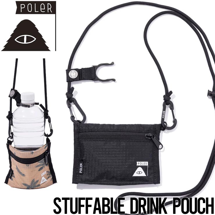 ̵ ɥ󥯥ۥդݡ 󥱡 POLeR ݡ顼 STUFFABLE DRINK POUCH 241MCV0441 BLK Ź