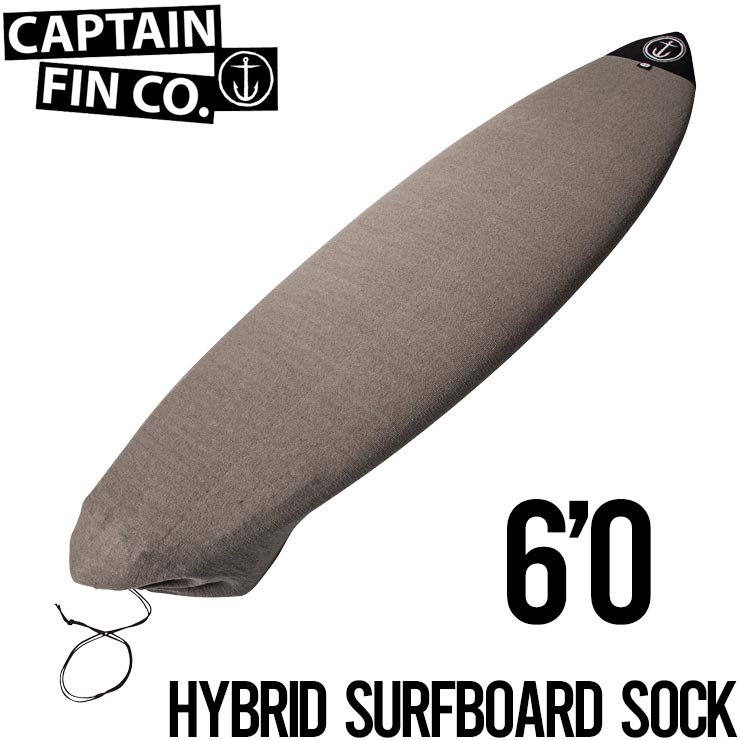 【送料無料】 ニットケース サーフボードケース CAPTAIN FIN キャプテンフィン HYBRID SURFBOARD SOCK 6'0 21SP651323 GRY 日本代理店正規品