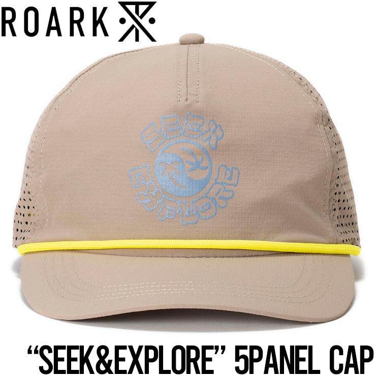  帽子 コードストラップキャップ THE ROARK REVIVAL ロアークリバイバル SEEK&EXPLORE 5PANEL CAP RHJ1009-DKH 日本代理店正規品