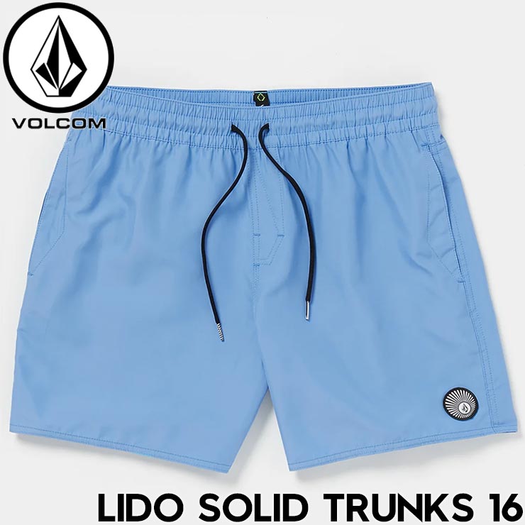 ボードショーツ サーフパンツ ハイブリッドショーツ VOLCOM ボルコム LIDO SOLID TRUNKS A2512407 BLUE BIRD 日本代理店正規品