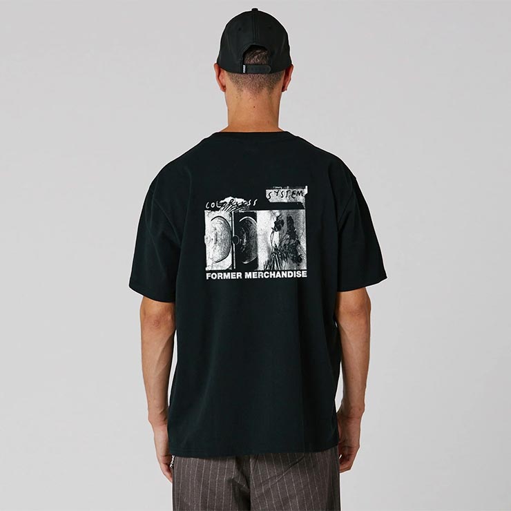 半袖TEE Tシャツ FORMER フォーマー FLOURISH CRUX T-SHIRT FTE-24321 BLACK 日本代理店正規品 3