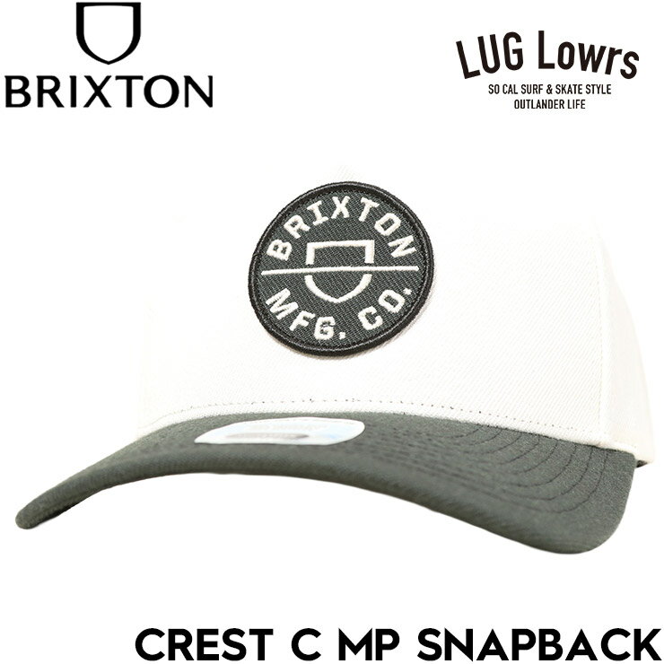 Rakuten - BRIXTON ブリクストン スナップバックキャップ メンズ レディース ベースボールキャップ カーブバイザー 5パネル CREST C MP SNAPBACK ロゴキャップ 帽子 11001 BKOFF 26SU 日本代理店正規品