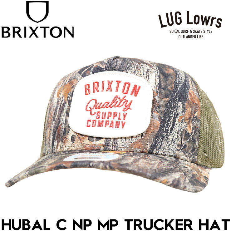 Rakuten - BRIXTON ブリクストン メッシュキャップ メンズ レディース トラッカーキャップ HUBAL C NP MP TRUCKER HAT スナップバック 帽子 12037 TREE CAMO 26SU 日本代理店正規品