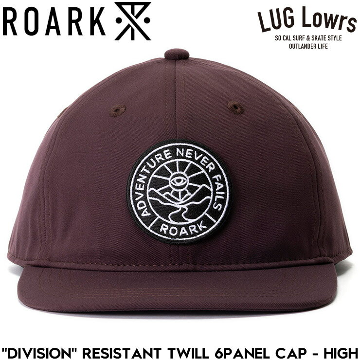 Rakuten - ROARK ロアーク キャップ メンズ 帽子 6パネルキャップ ストラップバックキャップ UVカット 速乾 通気性 RESISTANT TWILL 6PANEL CAP HIGH RHJ1206-DBG 26SP 日本代理店正規品