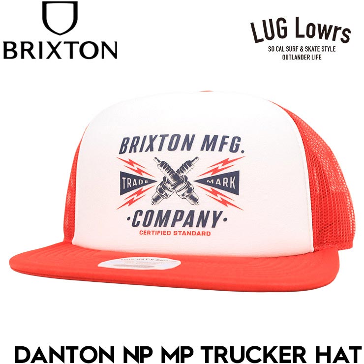 Rakuten - BRIXTON ブリクストン メッシュキャップ メンズ レディース トラッカーキャップ DANTON NP MP TRUCKER HAT スナップバック フォームキャップ 帽子 12074 ADRAR 26SU 日本代理店正規品