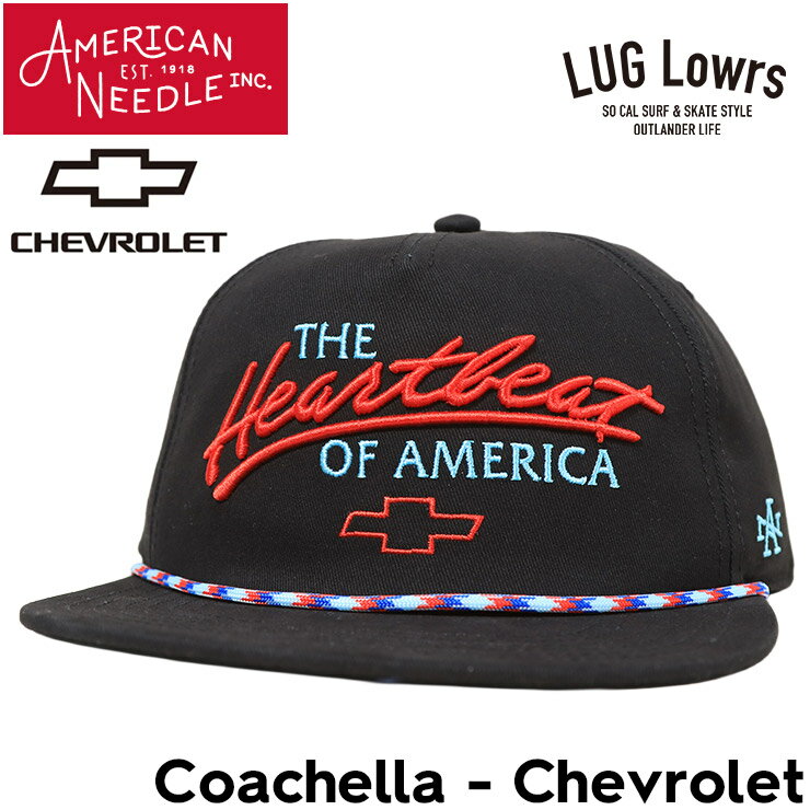 Rakuten - AMERICAN NEEDLE アメリカンニードル キャップ メンズ レディース スナップバックキャップ ベースボールキャップ 帽子 シボレー Chevrolet コラボ Coachella Chevrolet SMU731B-CHEVY 日本代理店正規品