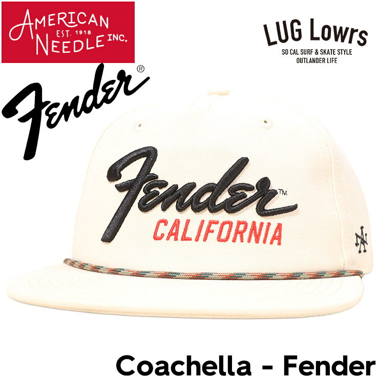 Rakuten - AMERICAN NEEDLE アメリカンニードル キャップ メンズ レディース スナップバックキャップ ベースボールキャップ 帽子 Fender フェンダー コラボ Coachella Fender SMU731A-FEND 日本代理店正規品