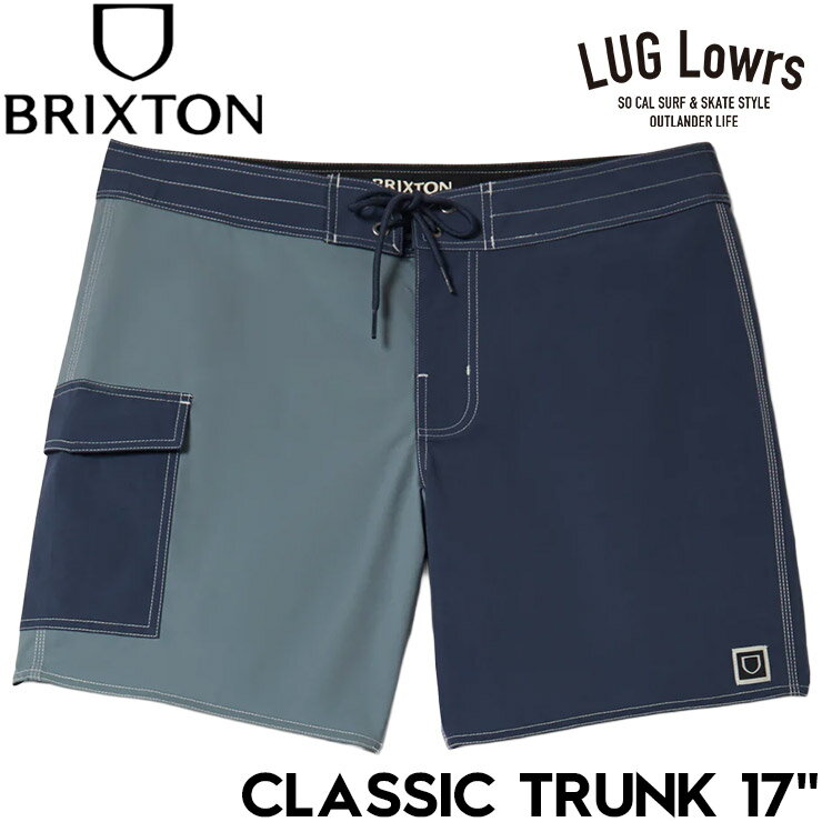 乐天商城 - BRIXTON ブリクストン ボードショーツ メンズ サーフパンツ 水着 海パン ショートパンツ 17インチ 速乾 リラックスフィット CLASSIC TRUNK 17 30066 26SU WSHNT 日本代理店正規品