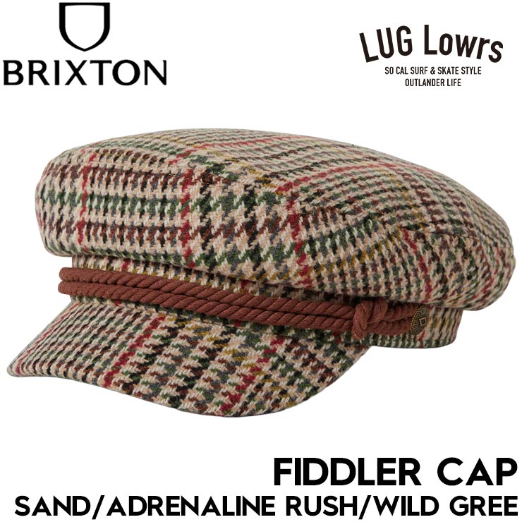 楽天市場】brixton (ブリクストン) fiddler cap マリンキャップの通販