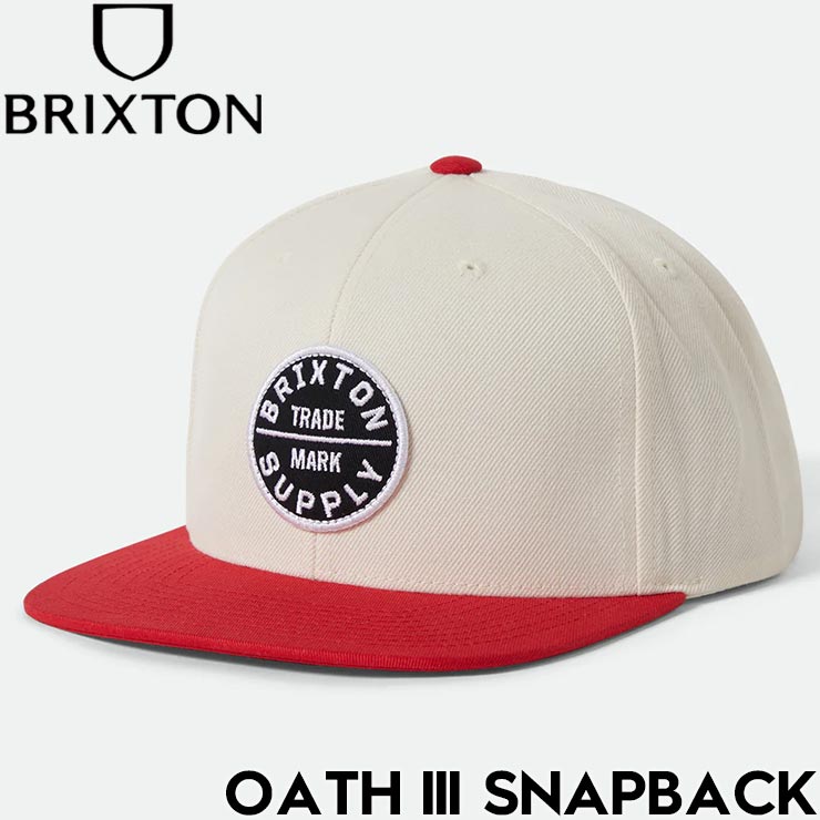 乐天商城 - BRIXTON ブリクストン OATH III SNAPBACK - WHITECAP/ADRENALINE RUSH スナップバックキャップ 帽子 10777 25HO 日本代理店正規品