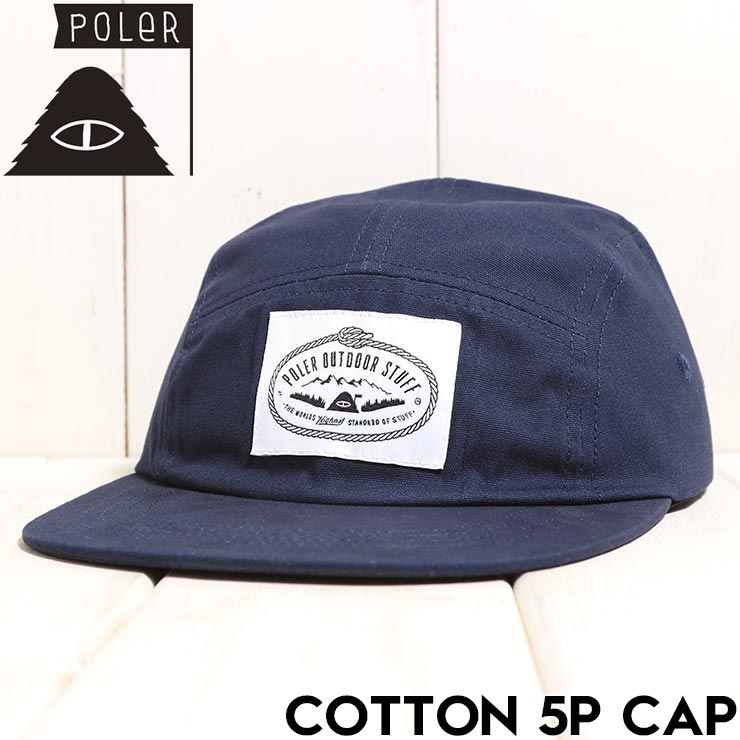 Rakuten - POLeR ポーラー COTTON 5P CAP 帽子 ストラップキャップ 253MCV0087 NVY 日本代理店正規品