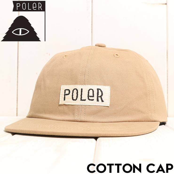 Rakuten - POLeR ポーラー COTTON CAP 帽子 ストラップキャップ 253MCV0093 DBE 日本代理店正規品