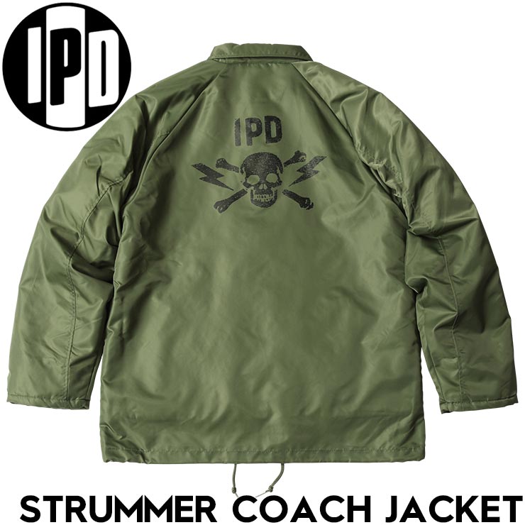 Rakuten - IPD アイピーディー STRUMMER COACH JACKET コーチジャケット IPDJKST-1018 OLV 日本代理店正規品