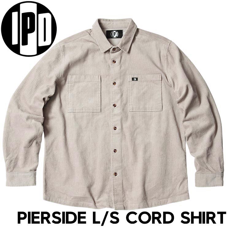 IPD ԡǥ PIERSIDE L/S CORD SHIRT Ĺµ ǥ MWVC2402PSD HAZ Ź