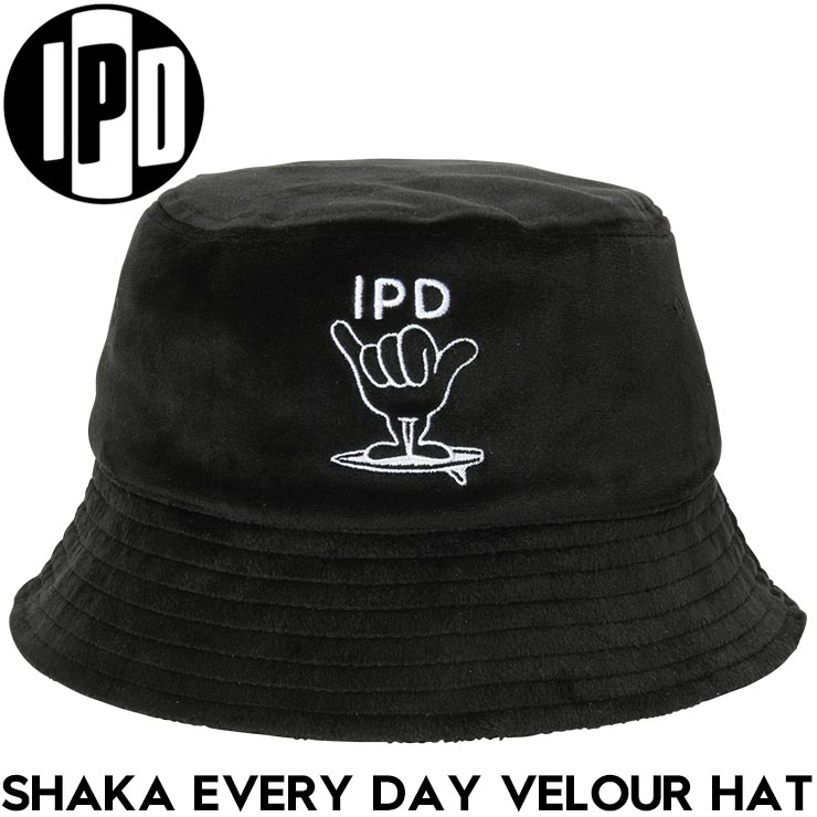 Rakuten - IPD アイピーディー SHAKA EVERY DAY VELOUR HAT バケットハット 帽子 IPDHTSH-1025 BLK 日本代理店正規品