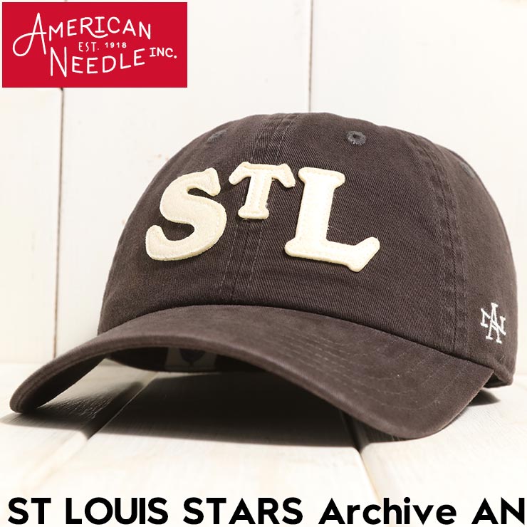 乐天商城 - AMERICAN NEEDLE アメリカンニードル ST LOUIS STARS Archive AN ストラップバックキャップ 帽子 SMU694B-SLS 日本代理店正規品