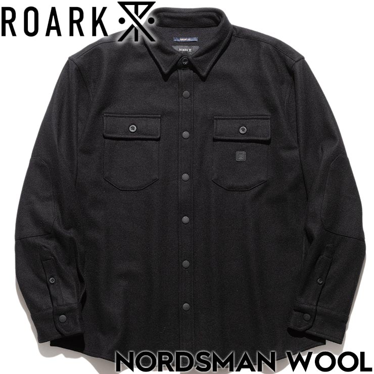 THE ROARK REVIVAL ХХ NORDSMAN WOOL Ĺµ 륷 RLWJ1070-BLK Ź