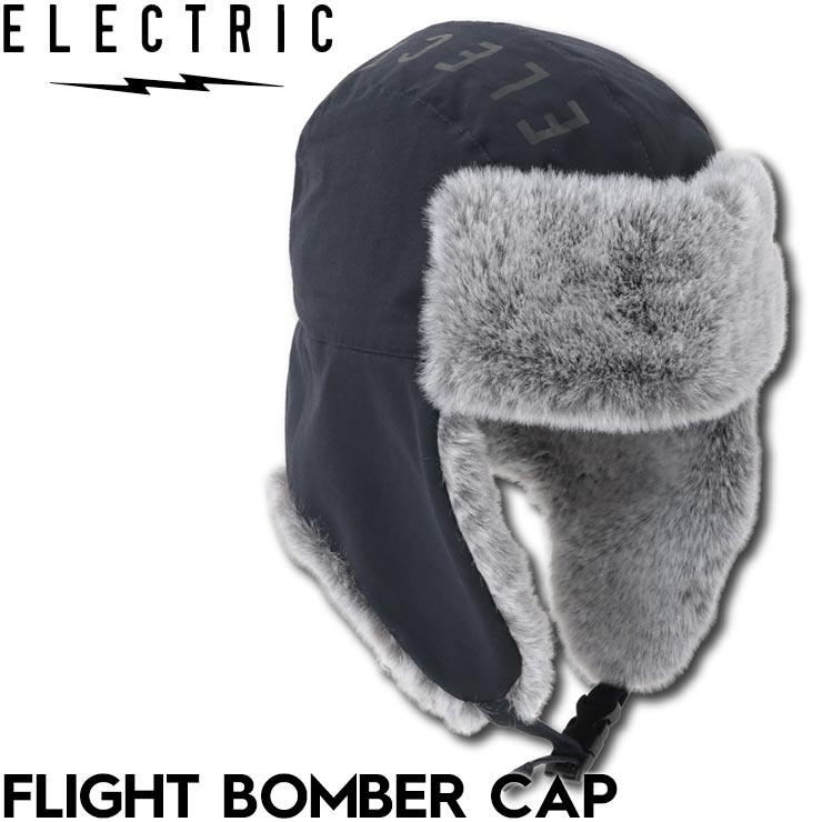 乐天商城 - ELECTRIC エレクトリック FLIGHT BOMBER CAP 帽子 耳当て付きキャップ イヤーフラップ E25FC21 NAVY 日本代理店正規品