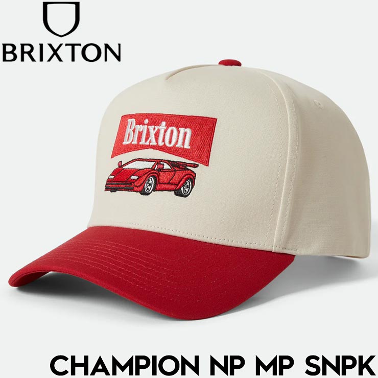 Rakuten - BRIXTON ブリクストン CHAMPION NP MP SNPK - ADRENALINE RUSH/WHITECAP スナップバックキャップ 帽子 11980 25HO 日本代理店正規品