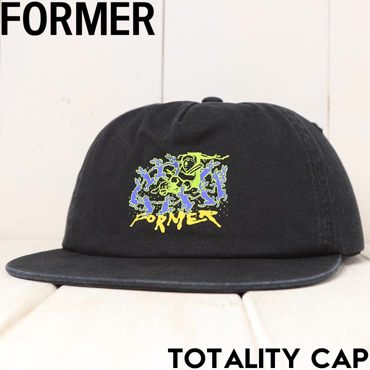 Rakuten - FORMER フォーマー TOTALITY CAP スナップバックキャップ 帽子 FHW-25409 BLACK 25HO 日本代理店正規品