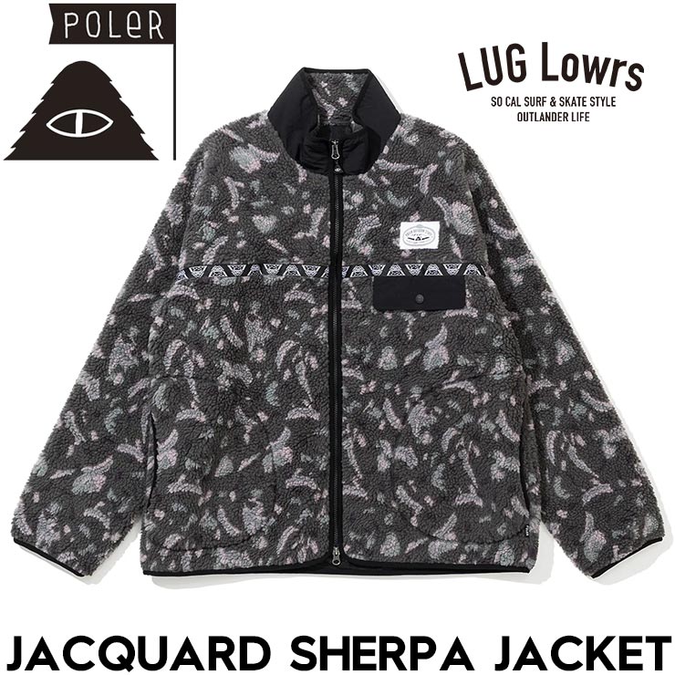 Rakuten - POLeR ポーラー JACQUARD SHERPA JACKET フリースジャケット シェルパジャケット 253MCV0018 MLT 日本代理店正規品
