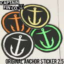CAPTAIN FIN キャプテンフィン ORIGINAL ANCHOR STICKER 2.5 ステッカー中 CFA6811502