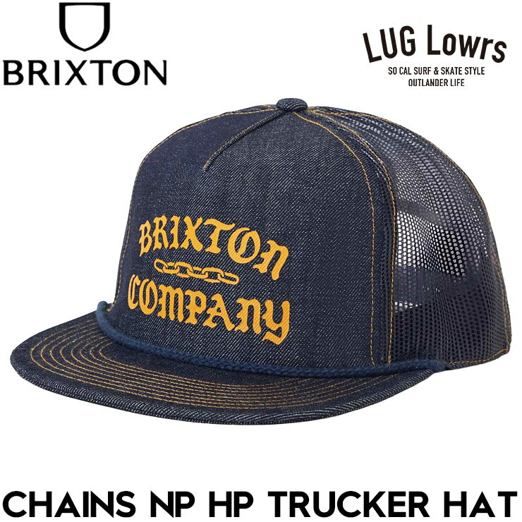 乐天商城 - BRIXTON ブリクストン CHAINS NP HP TRUCKER HAT スナップバック メッシュキャップ 帽子 メンズ レディース DRKDN 26SP 日本代理店正規品