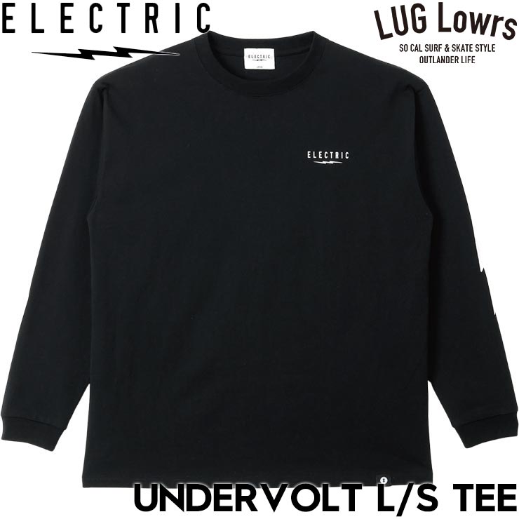 Rakuten - ELECTRIC エレクトリック UNDERVOLT L/S TEE ロングスリーブTEE ロンT メンズ レディース E26ST08 BLK 26SP 日本代理店正規品
