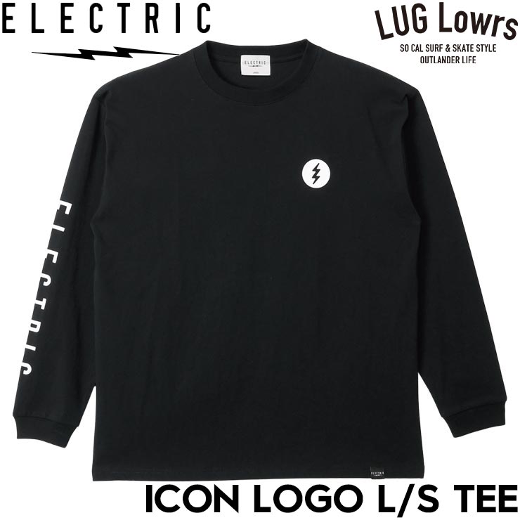 Rakuten - ELECTRIC エレクトリック ICON LOGO L/S TEE ロングスリーブTEE ロンT メンズ レディース E26ST10 BLK 26SP 日本代理店正規品