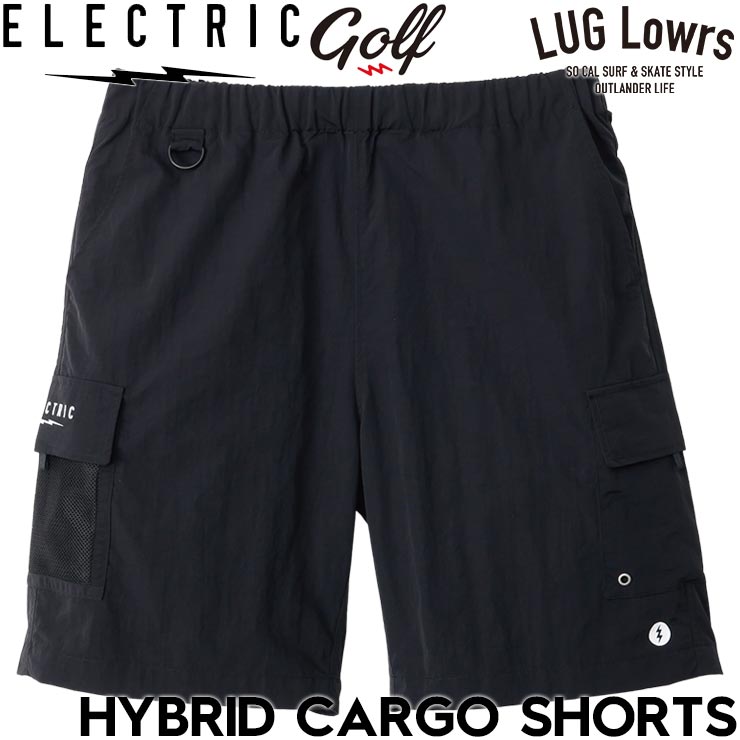 乐天商城 - ELECTRIC GOLF エレクトリック ゴルフ HYBRID CARGO SHORTS カーゴショーツ ハイブリッドショーツ BLACK E26SP10 26SP 日本代理店正規品
